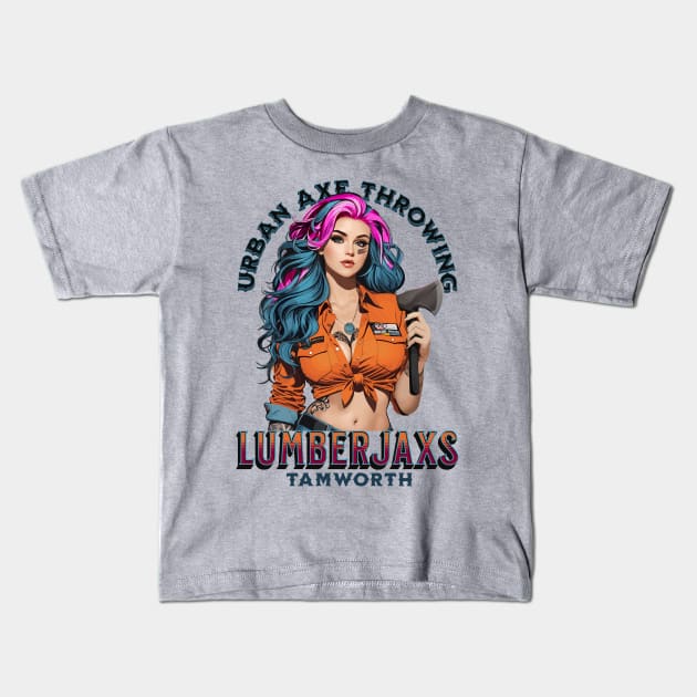 Lumberjaxs Kids T-Shirt by LostShell